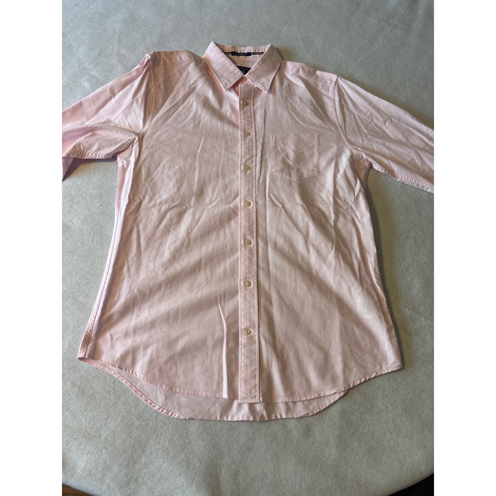 Gant‎ Mens Pink Cotton Oxford Long Sleeve Button Down Shirt Size L